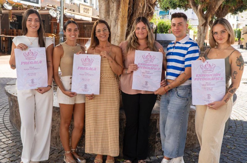 Las candidatas a Reina de Nerja …