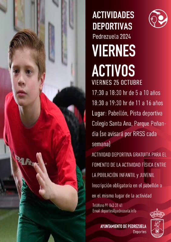 ***🔵*** Viernes Activos ***⛹️‍♀️******🏋️‍♂️***