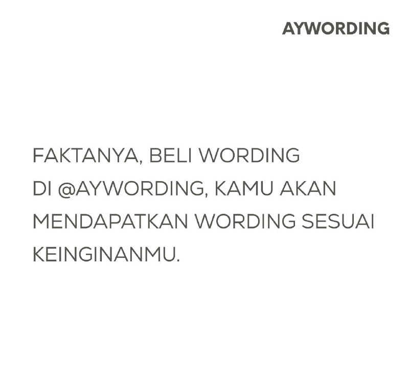 ⓘ .. [@AyWording](https://t.me/AyWording) is open! Dive …