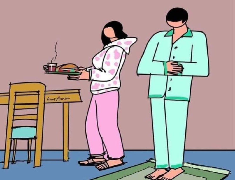 من جمال اللغة العربية قال لها!!