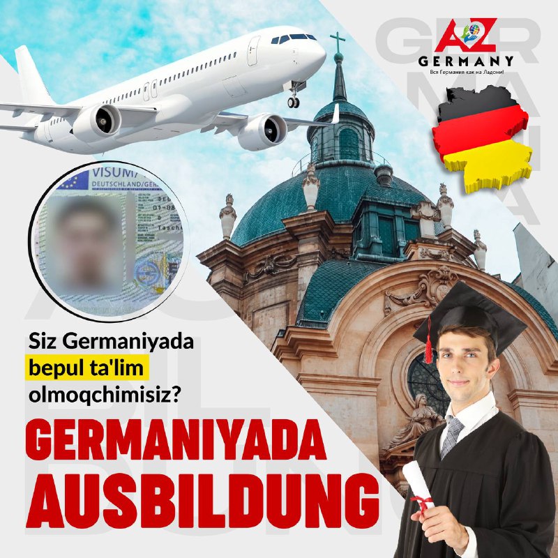 Germaniyaga Ausbildung vizasi ***💳***