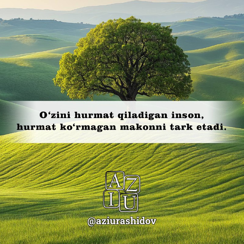 01\_-\_06.01.2025\_-\_O‘zini hurmat qiladigan inson, hurmat ko‘rmagan …