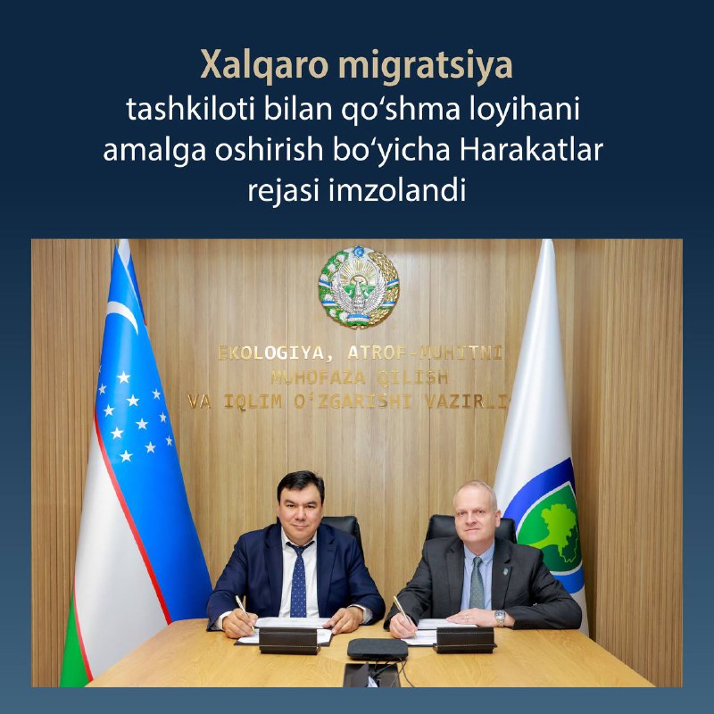 *****🌐***Xalqaro migratsiya tashkiloti bilan qo‘shma loyihani …