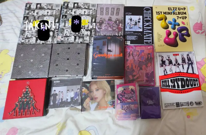 WTS Unsealed Assorted Albums: