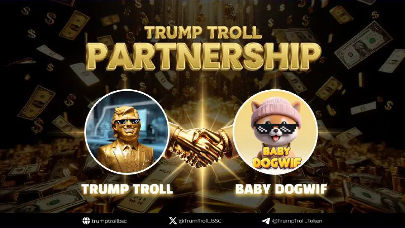 **BabyDogWif Partnership with** [TrumpTroll](https://t.me/TrumpTroll_Token) ***⚡️***￼***🚀*** Big …