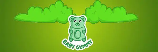 Baby Gummy, a tiny bear with …