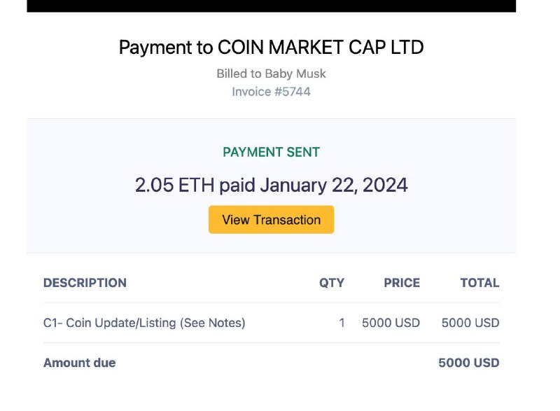 ***?*****$BABYMUSK** **PAID COINMARKETCAP** ***Ⓜ️***