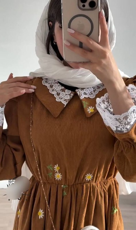 ***?***نام : پیراهن بلند کارامل***?***