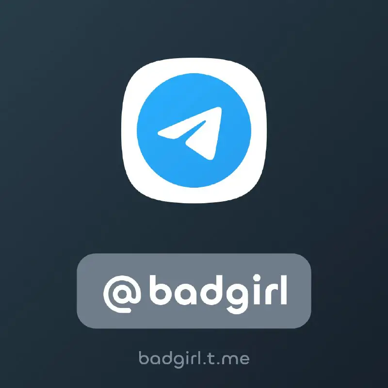To buy an [@badgirl](https://t.me/badgirl) username, refer to the username below