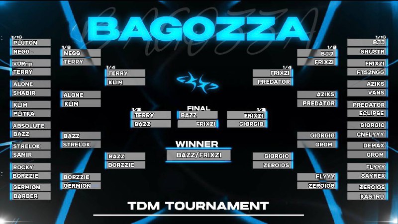 [**BAGOZZA TDM TOURNAMENT**](https://t.me/BAGOZZAorg1)*****🌎***