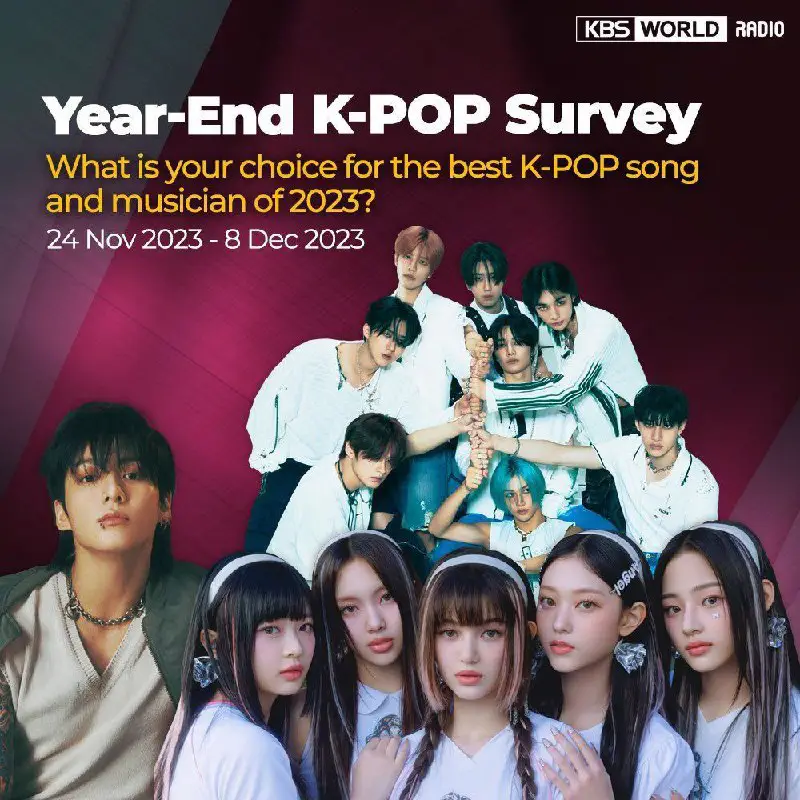 **Jungkook KBS World's Year-End K-Pop Survey …