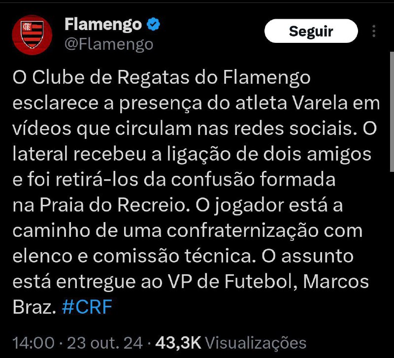 ***♦️******⚽*** Esclarecimento sobre a presença do …