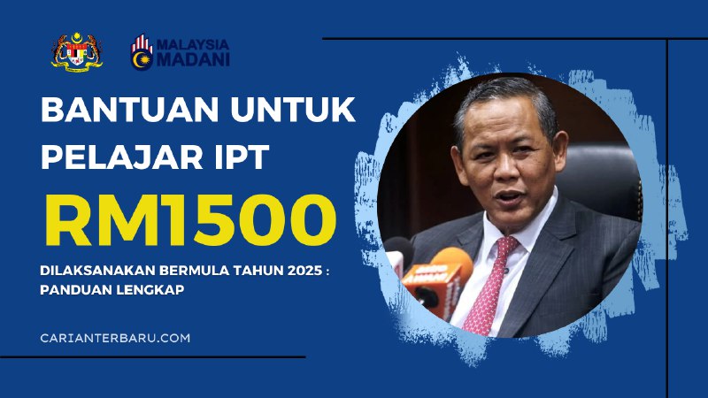 Bantuan untuk pelajar RM1500 dilaksanakan dan …