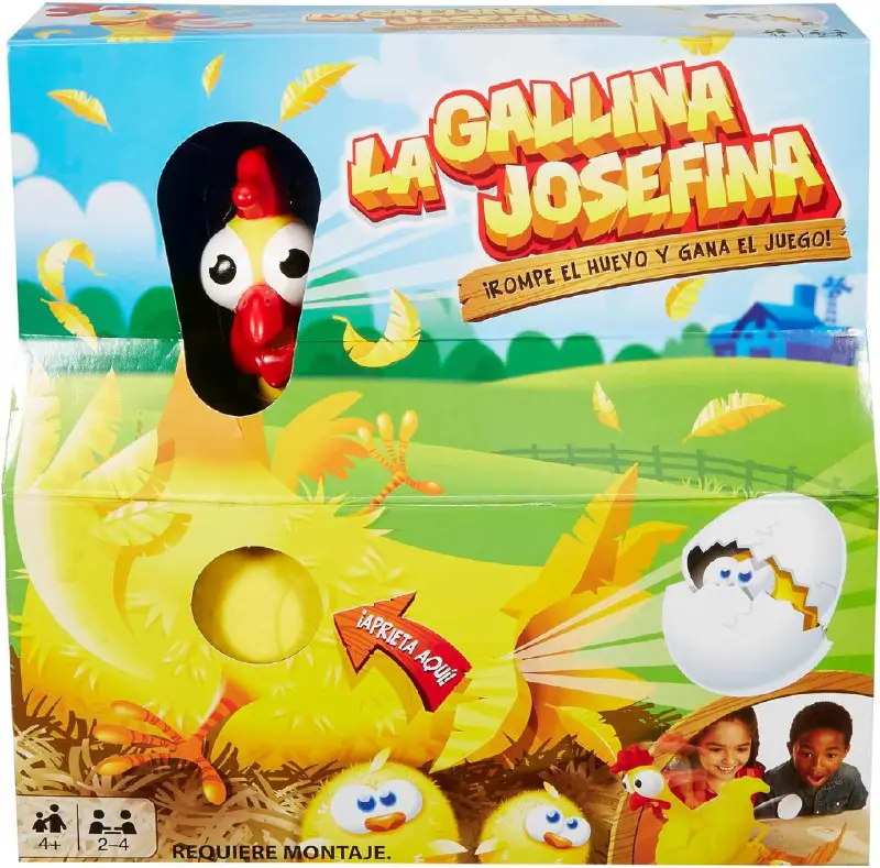 *****🖤***** **Mattel Games La Gallina Josefina, Juego de Mesa Infantil**[**.**](https://m.media-amazon.com/images/I/81eBDw-UeiL._AC_SL1500_.jpg)[#Amazon](?q=%23Amazon)