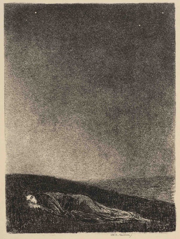 Jane Sleeping on the Moor, 1922