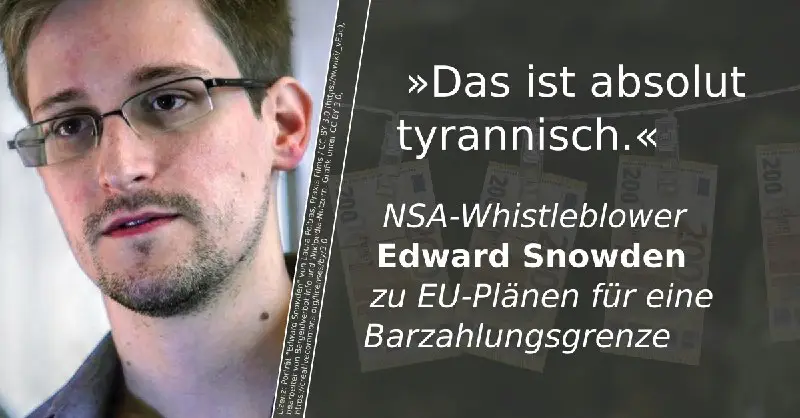 EU-Rat und -Parlament haben sich auf eine EU-weite Bargeldobergrenze geeinigt. Auf Twitter übte der bekannte Whistleblower Edward Snowden Kritik …