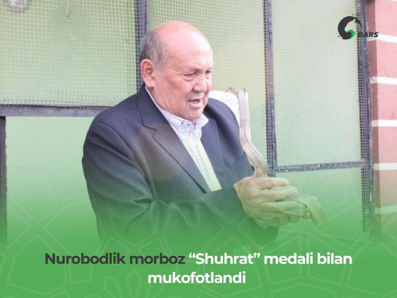 **Nurobodlik morboz “Shuhrat” medali bilan mukofotlandi**