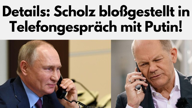 Geheime Details: Was Putin Scholz wirklich …