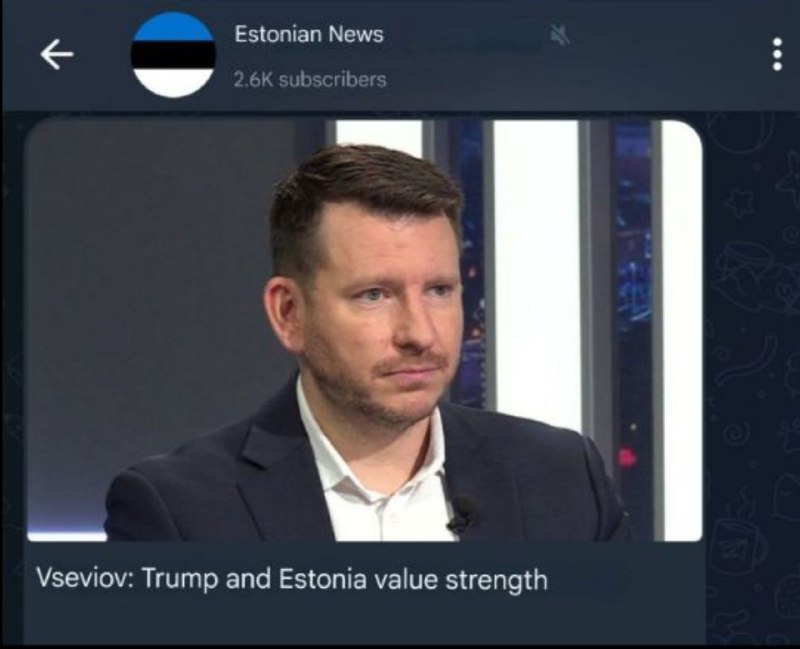 ***🇪🇪******🤭***Estonian historian David Vseviov on the …