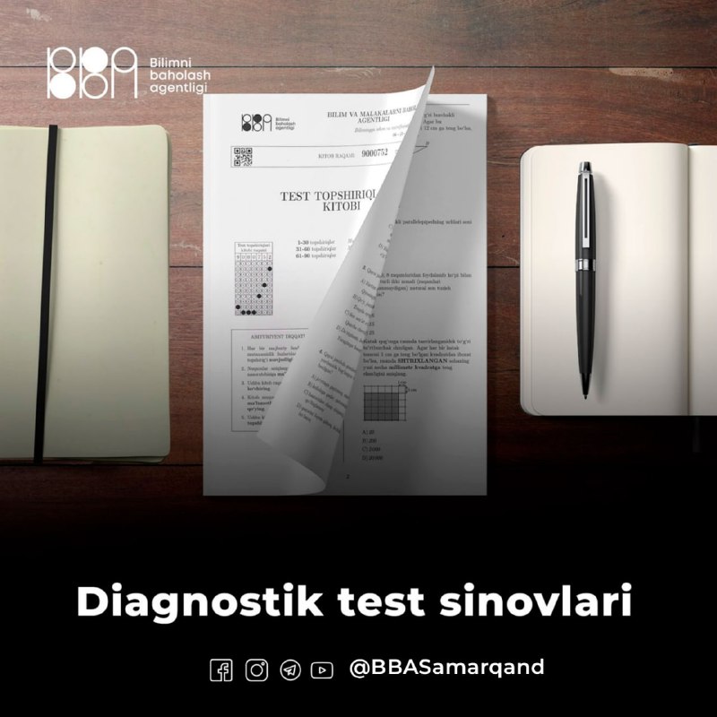 ***?*** **Hurmatli abituriyentlar! Diagnostik testlar orqali …