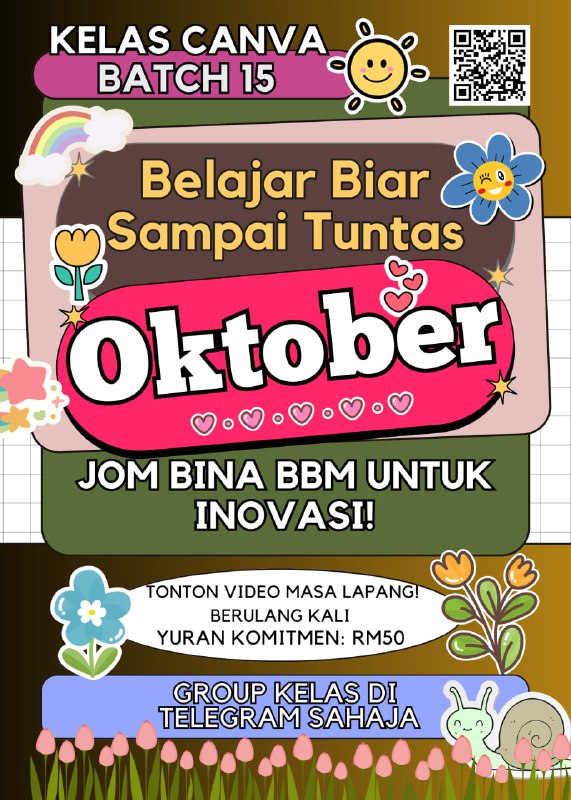 ***🆕***PENDAFTARAN KELAS DIBUKA SEPANJANG BULAN OKTOBER …