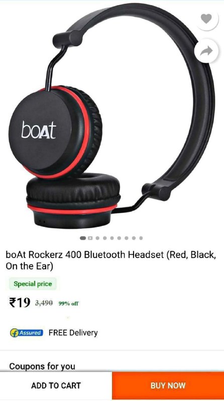 Boat Headset At Rs 19/-
