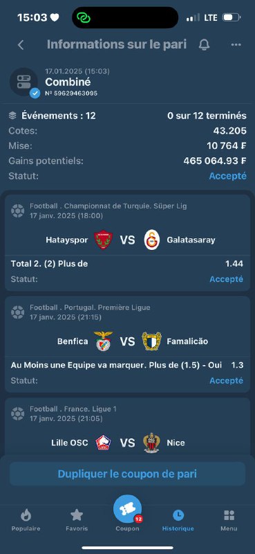 **SAFE 1 DU JOUR**Côte : 43