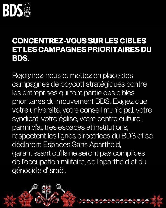 Campagne BDS France