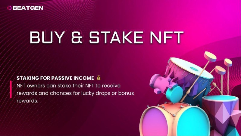 **Staking for passive income ***💰*****Staking NFTs …