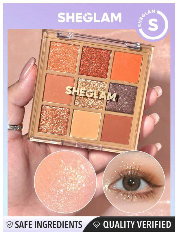 SHEGLAM Nine To Fine Eyeshadow Palette-Status …