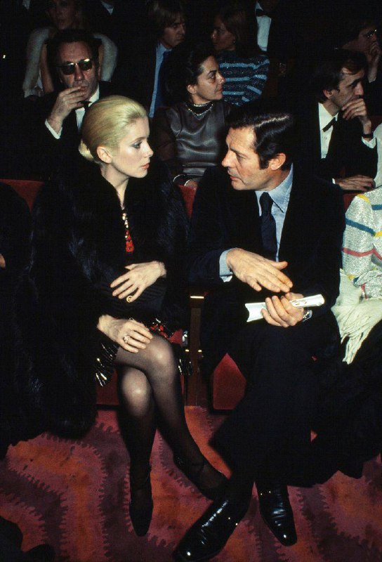 Catherine Deneuve and Marcello Mastroianni