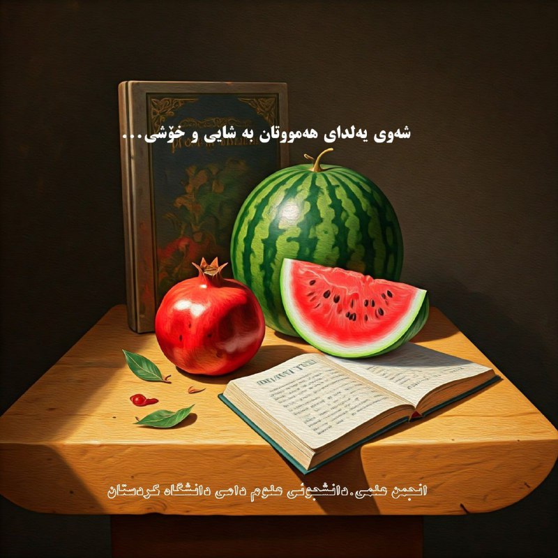 یلدایی خوش و مبارک برای شما …