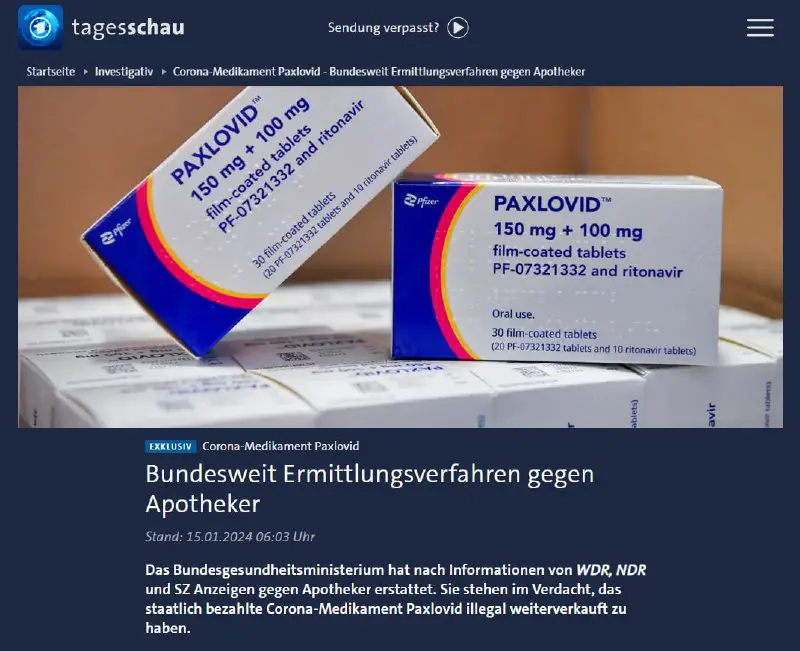 Läuft bei den Apothekern