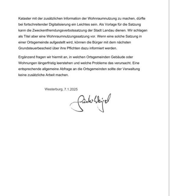Bekenntnis zu Deutschland