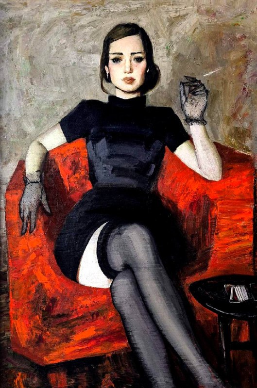 Antagonist. Painting by Victor Teslaru. 2022.