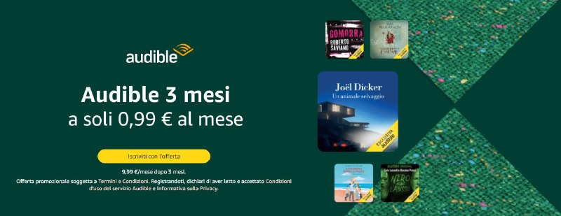 ***💣*** TORNA LA SUPER PROMO AUDIBLE!!