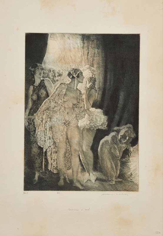 Norman Lindsay, Entrance or Exit, 1938.