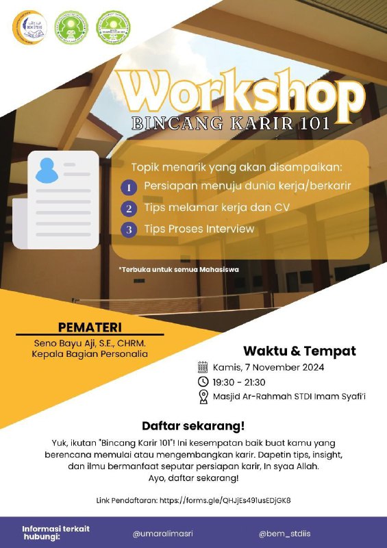 **Workshop Bincang Karir 101**