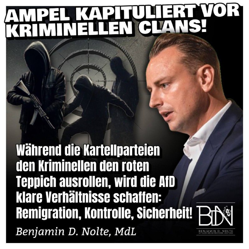 **Ampel kapituliert vor kriminellen Clans! – …