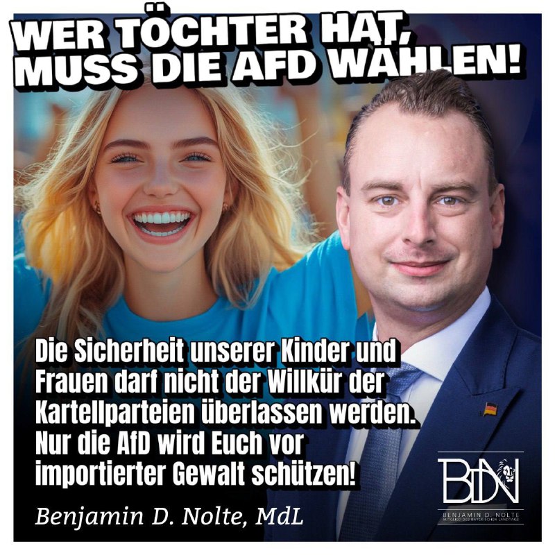 **Wer Töchter hat, muss AfD wählen!**