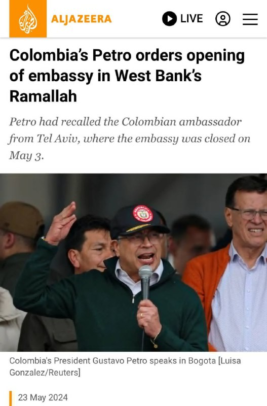 De Colombiaanse president Gustavo Petro heeft …