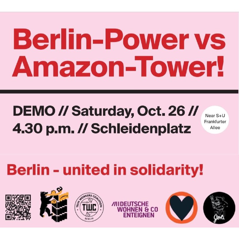 ***🔥***Demo gegen die Eröffnung des Amazon-Towers***🔥***