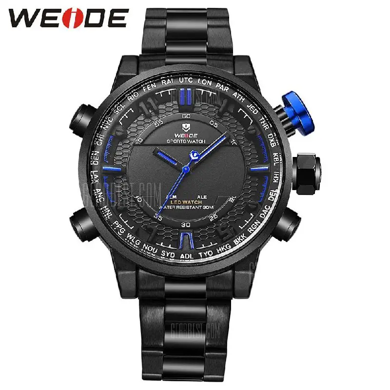 Брутальные мужские часы/WEIDE Men Watch