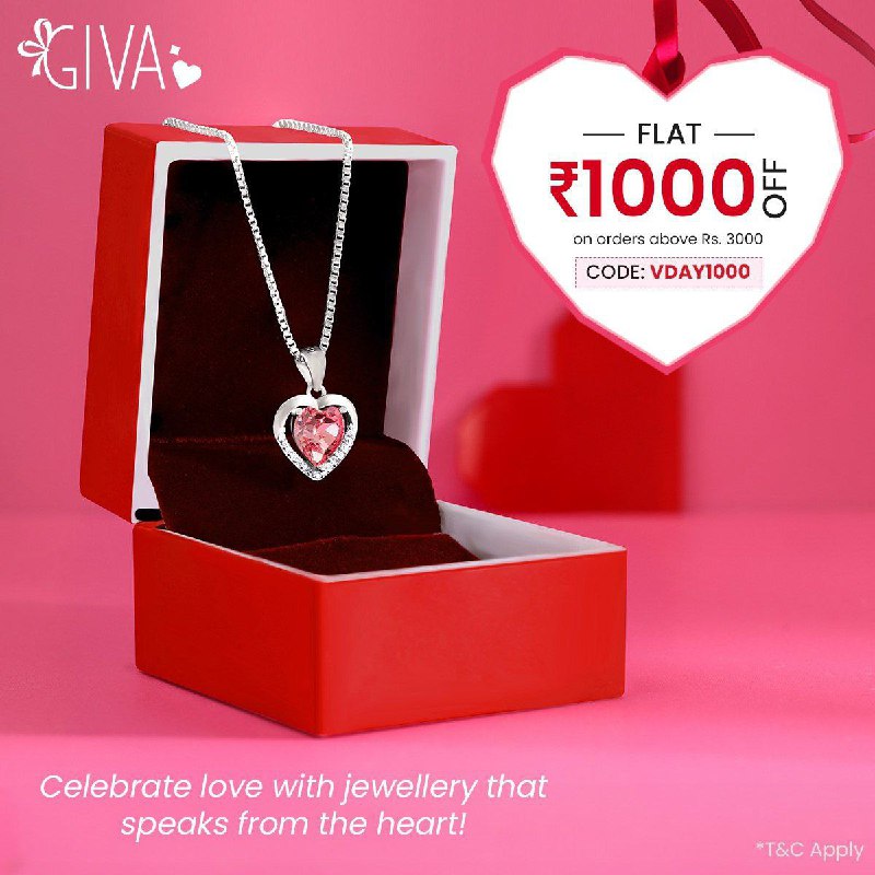 Giva : Get flat ₹1000 off …