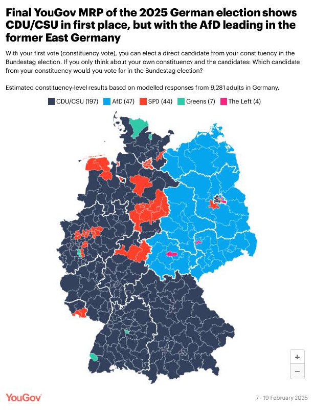 E come ogni mappa della Germania …