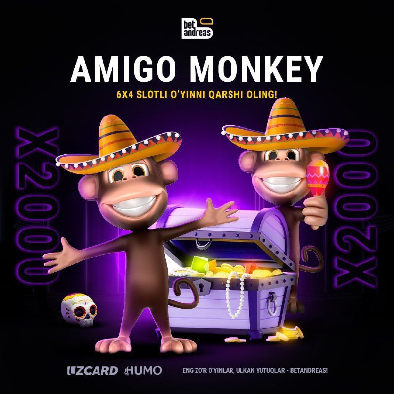 ***🐵*** **BetAndreas Amigo Monkey — maymunlar …