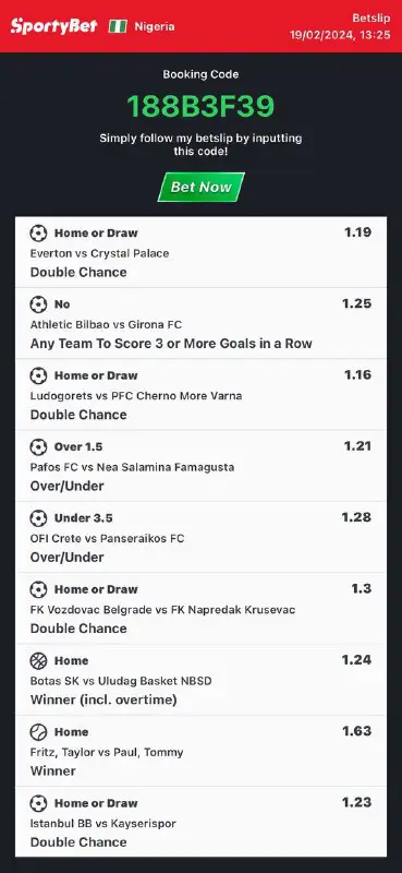 **10 Odds Today** *****❤️***