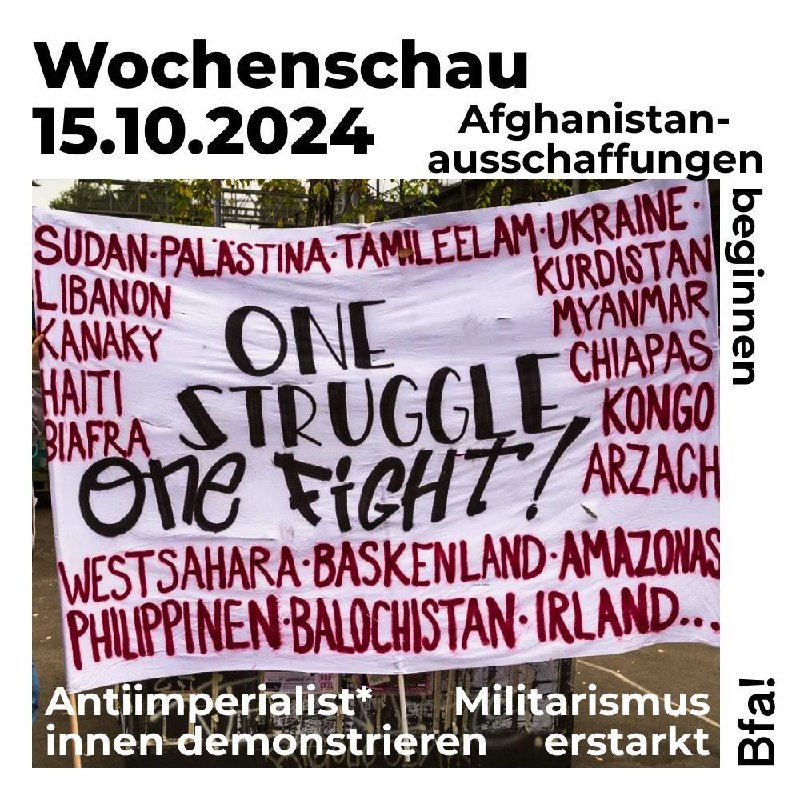 Die Wochenschau vom 15.10.2024 ist online. …