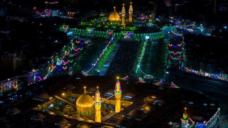 ***📷*** **بین‌الحرمین در شب میلاد امام …