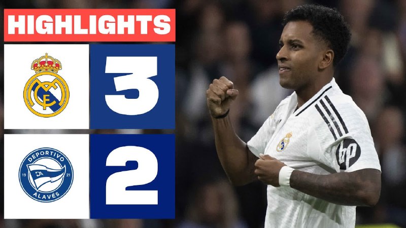 Real Madrid 3-2 Alavés Highlights and …